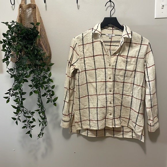 Madewell Flannel Ex Boyfriend Shirt - Picture 3 of 5